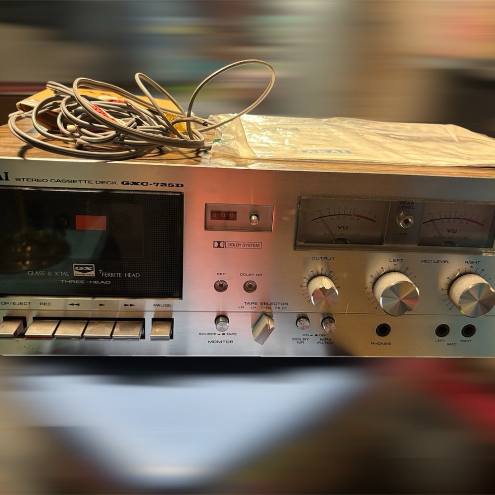 🎶Silver Stereo Cassette Player